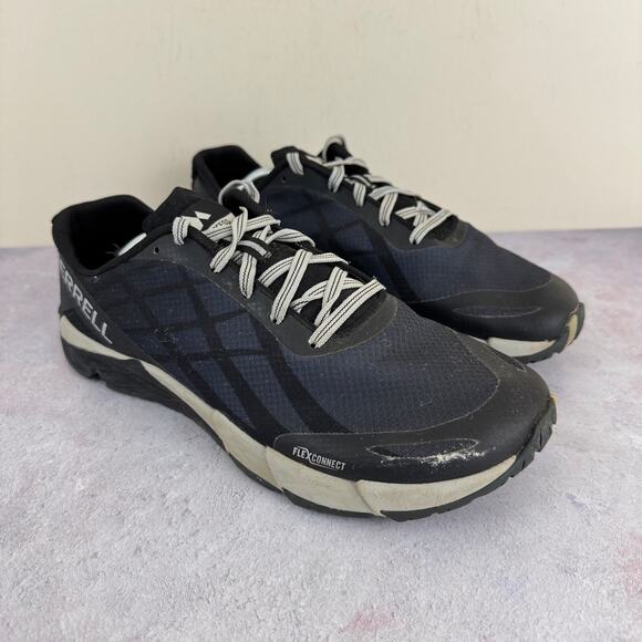 Merrell Bare Access Flex J09657 Blue-Gray Hiking Shoes Sneakers Mens Size 8 Read